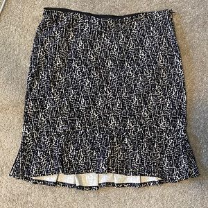 Ann Taylor Pencil Skirt with pleated Hem